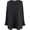 cotton jumper in black colour front view