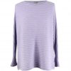 cotton jumper in lilac colour front view