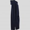 cashmere cardigan in navy colour side view