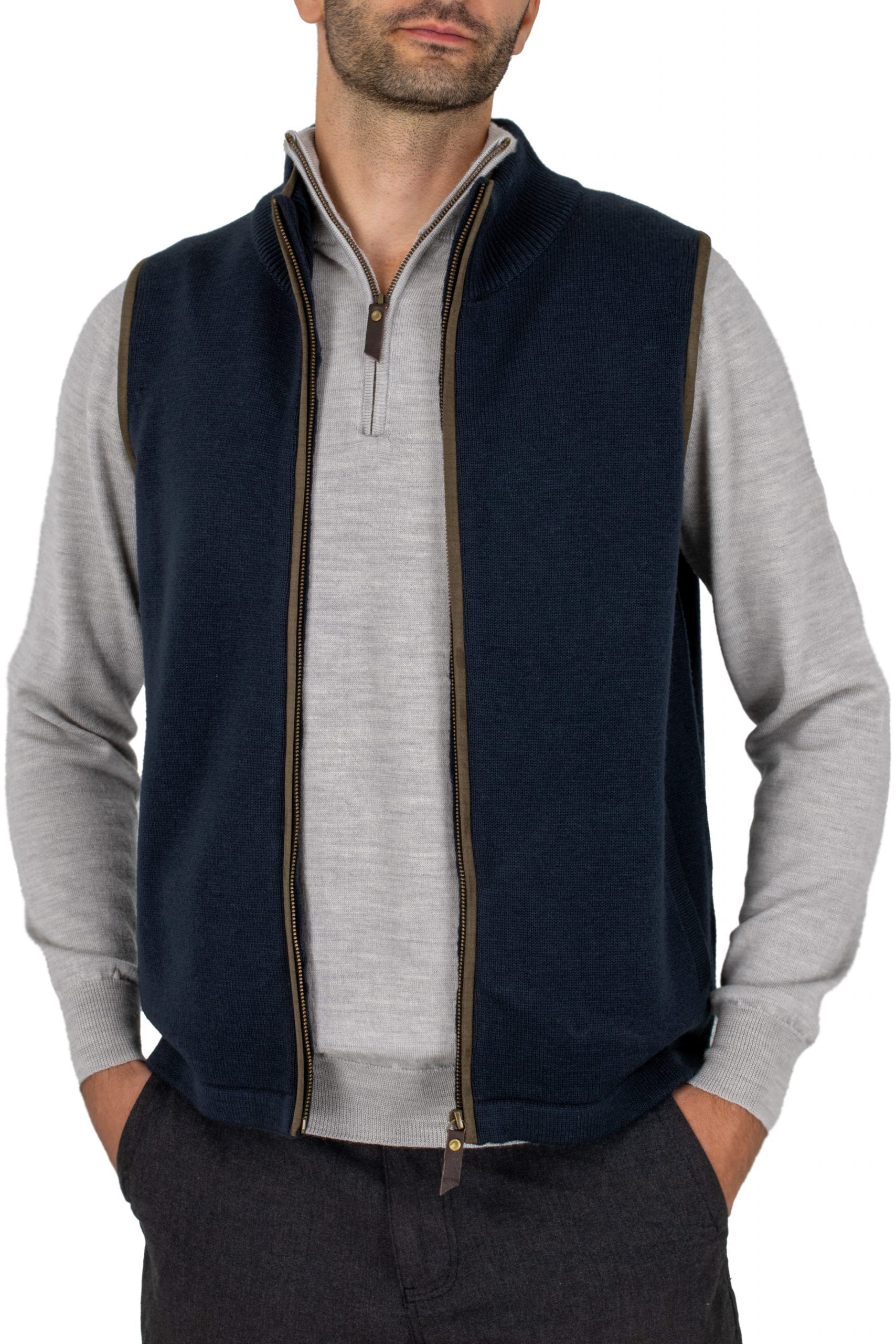 Ivory Emb. Gilet Jacket