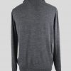 jumper in graphite colour for men back view