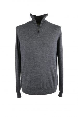 jumper in graphite colour for men front view