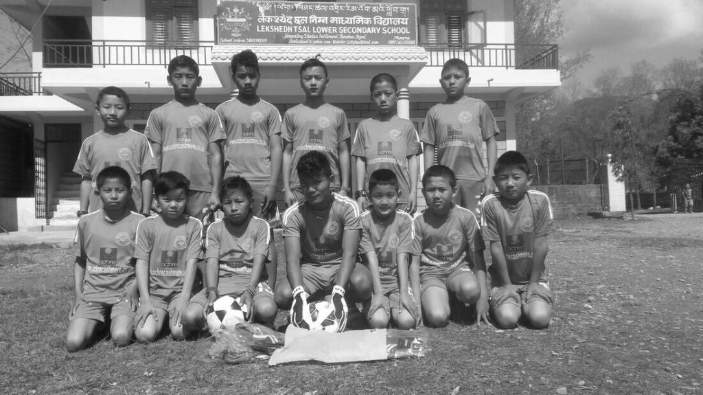 kids football team in Kathmandu