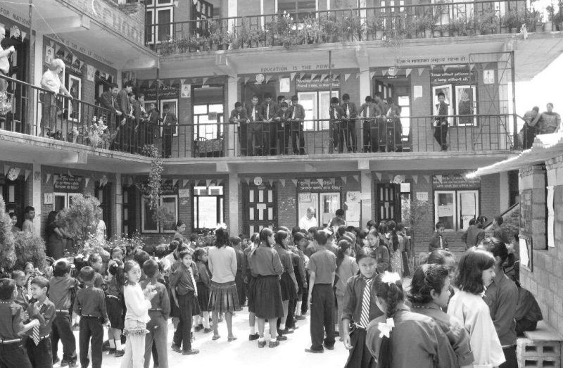 charity work Kathmandu school