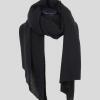 cashmere travel wrap in black colour