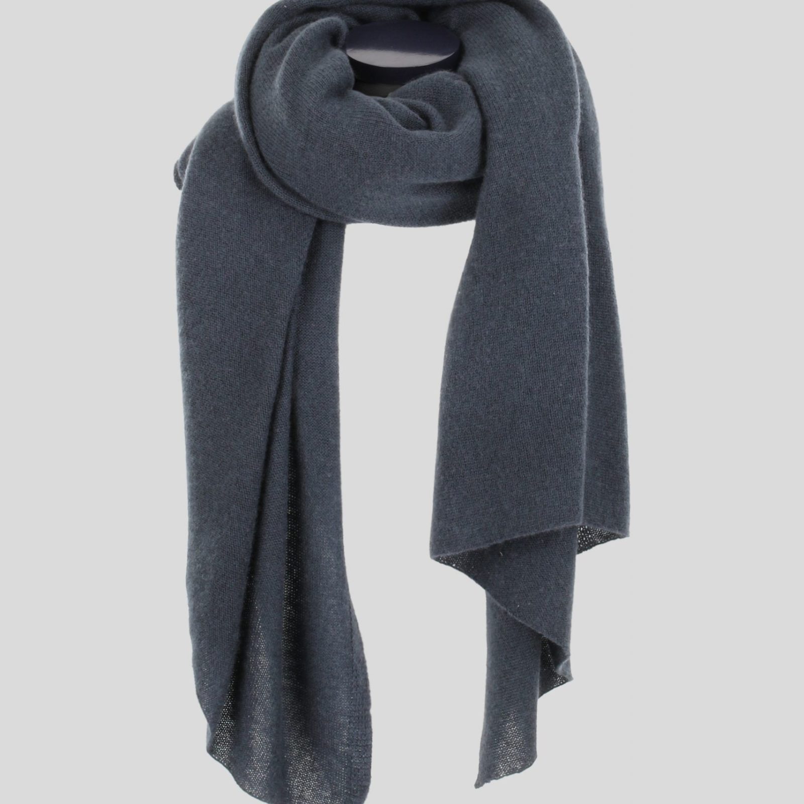 cashmere travel wrap in ebony colour