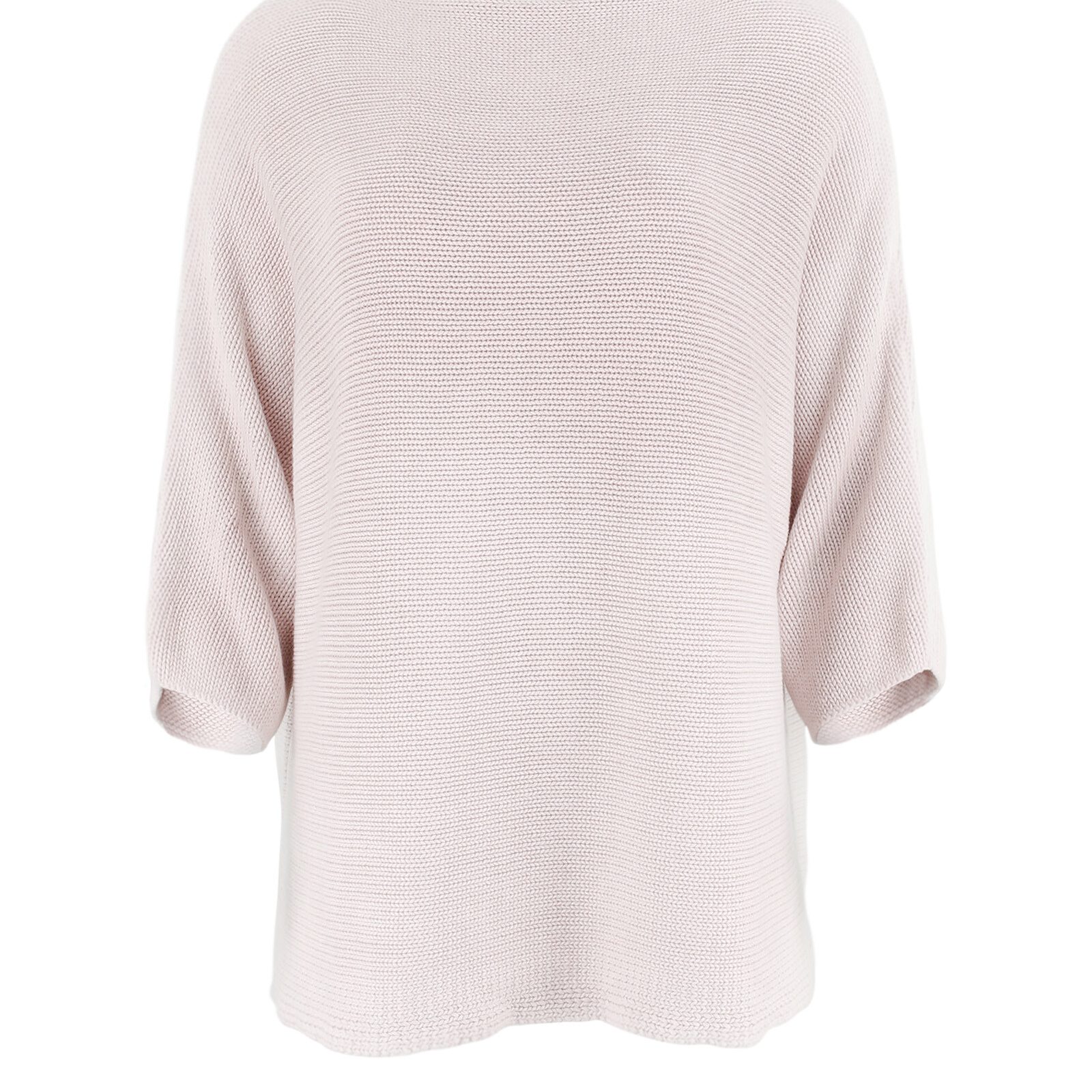 organic cotton jumper in pink colour front view