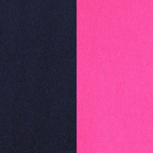 Navy/Fluro Pink
