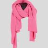 cashmere travel wrap in candy pink colour