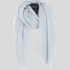 cashmere travel wrap in cloud blue colour