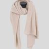cashmere travel wrap in oatmeal colour