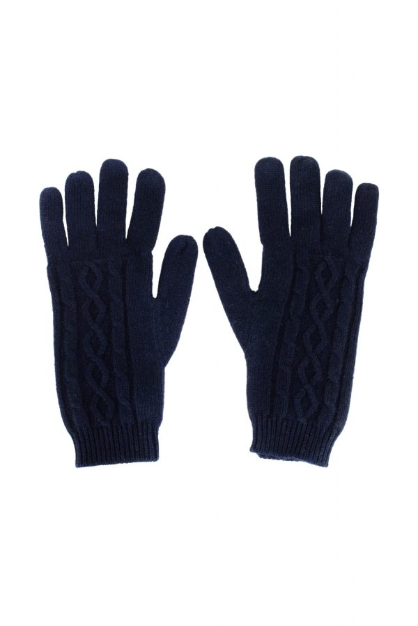 gloves in navy colour