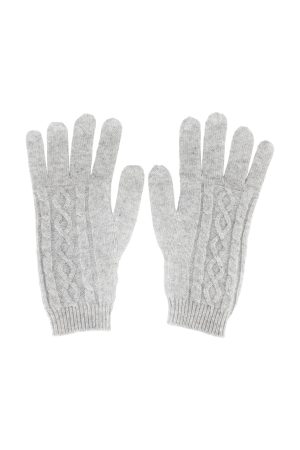gloves in silver marl colour