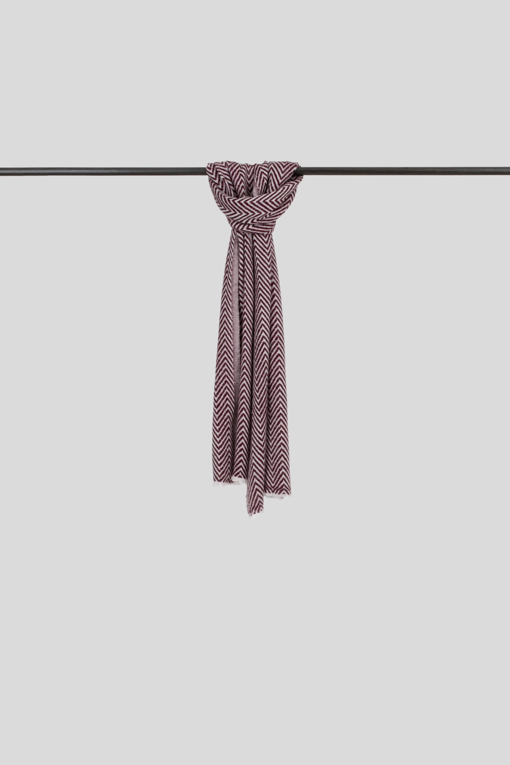 Herringbone Muffler Scarf - Ochre Knitwear - Ochre Cashmere