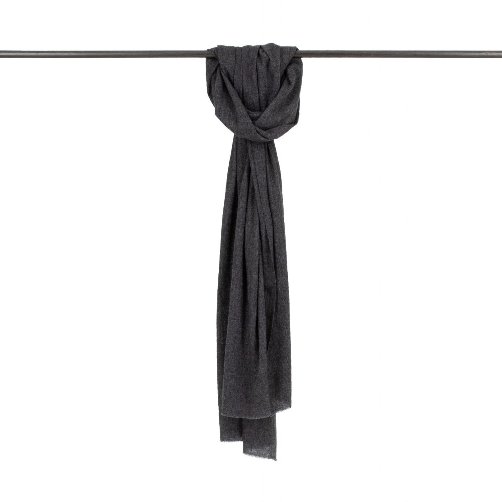Fine-scarf-graphite-colour - Ochre Knitwear