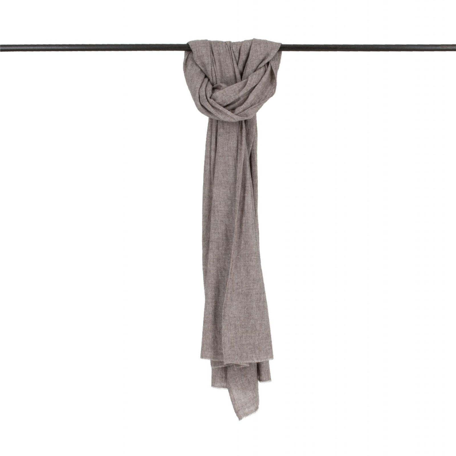 Fine-scarf-mocha-colour - Ochre Knitwear