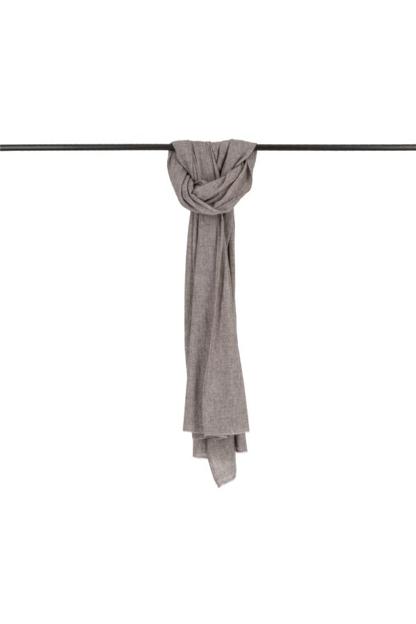 Fine-scarf-mocha-colour - Ochre Knitwear