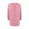 Kitty cashmere blend relaxed jumper with drop shoulders, longer back hem and ribbed back panel detail in soft luxury knit