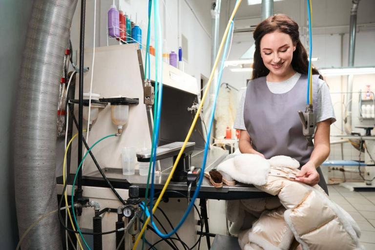 can you wash cashmere instead of dry cleaning, woman dry cleaning