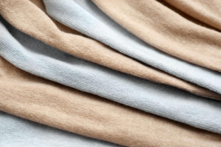 sample why cashmere gets softer over time, layers of cashmere fabrics