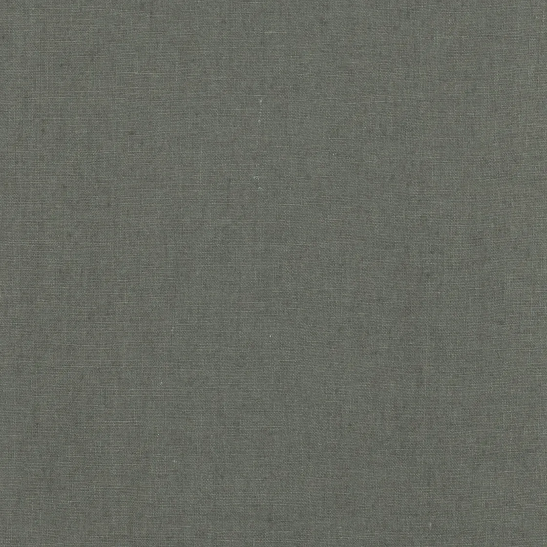 fir green colour sample of 100% organic linen