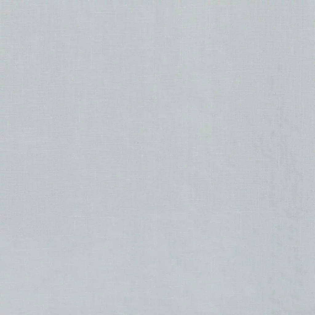 pale blue colour sample of 100% organic linen