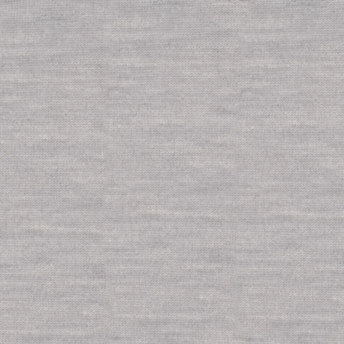 Silver Marl Merino Wool Colour Silver Marl merino wool colour swatch for James gilet